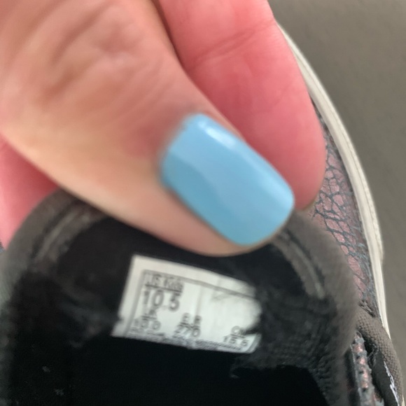 Silver/pewter Vans. Super cute. Very good condition. Unique. Sold out. - Picture 6 of 6